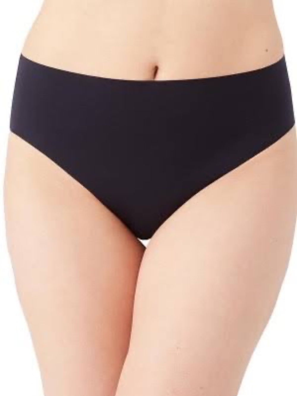 Wacoal Seamless Perfectly Placed Hi-cut Brief Panty Black XL EUC
